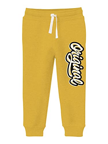 Image of minicult Boy's Regular Fit Cotton Track Pants