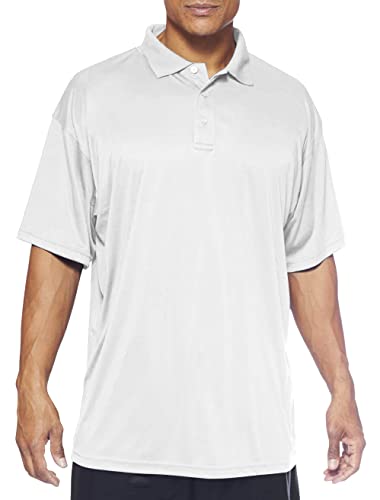 Polo Short-Sleeve Champion Blanc 5XL : Confort Grand Format Homme