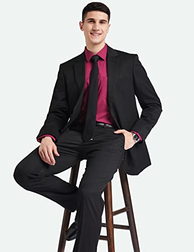 Image of Amazon Brand - Symbol Men's Cotton Formal Shirt | Plain | Full Sleeve - Regular Fit (Available in Plus Sizes)