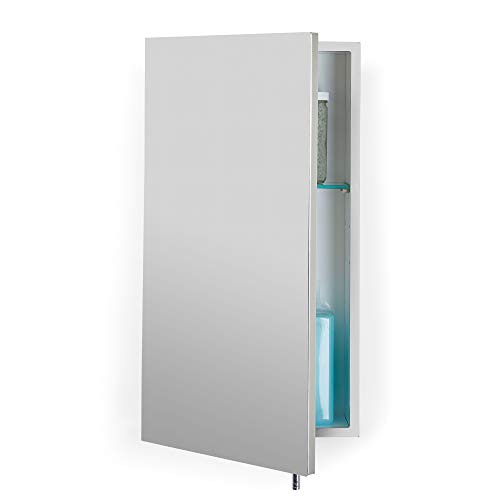 Better Living Products Mirrored Medicine Cabinet, Stainless Steel