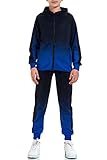 XRebel Kinder Junge Jogginganzug Sportanzug Modell W32 (Blau, 152-158(14))