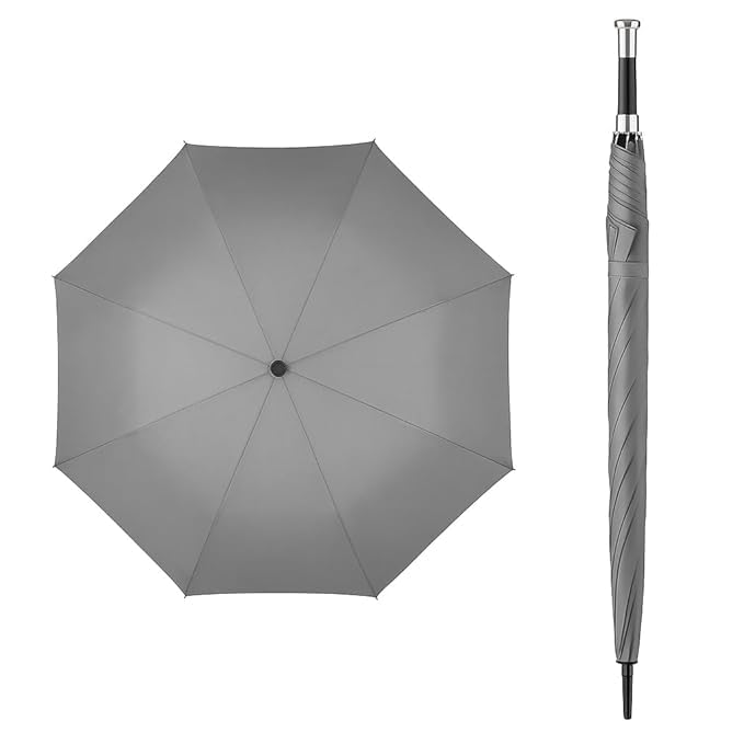 Double Canopy Travel Business Waterproof Umbrella with Cover/Ergonomic Non-Slip Handle/Windproof Umbrellas Automatic Open/Large Rain Umbrellas Chaata Vented Stick-image-42