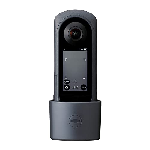 RICOH Theta X 360Degree Camera with Lens Cap and Lens Cleaning Pen (3
