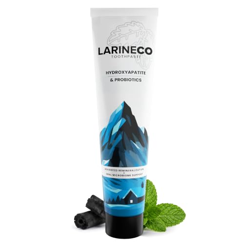 Larineco Nano Hydroxyapatite Toothpaste SLS Free Remineralizing Toothpaste Enamel Care Gentle Whitening Sensitive Teeth 4oz