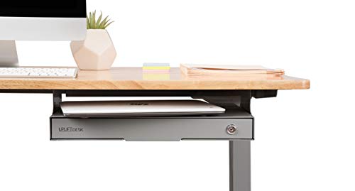 Image of UPLIFT DESK Slim Under Desk Storage Drawer (Gray)