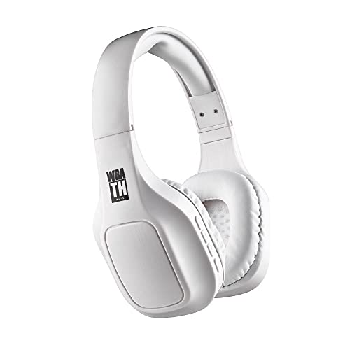 NGS ARTICA Wrath White - Auriculares Supraaurales Inalámbricos, Compatibles con Tecnología Bluetooth, Micrófono Incorporado, 10h de Batería, Color Blanco