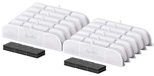 DownyPaws フィルター 電池式 猫 噴水 DPWFP6 12か月 交換用フィルターセットの商品画像（Amazon）