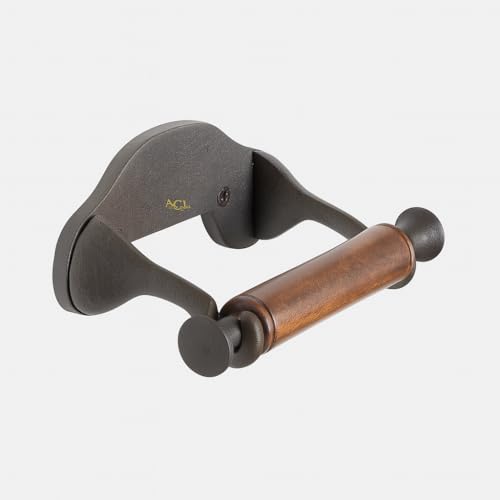 Assorted Collections Porte-Papier Hygiénique Mural en Fonte, Porte-Papier Hygiénique en Relief Con Accessori Inclus portarotolo autoadesivo portarotolo Carta igienica autoportante