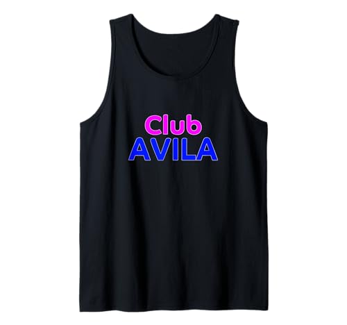 Club AVILA Family Reunion Squad Primer Apellido Camiseta sin Mangas