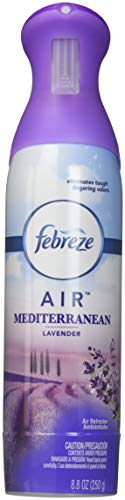 Image of Febreze Air - Air Freshener Spray - Mediterranean Lavender - Net Wt. 8.8 OZ (250 g) Per Bottle - Pack of 3 Bottles