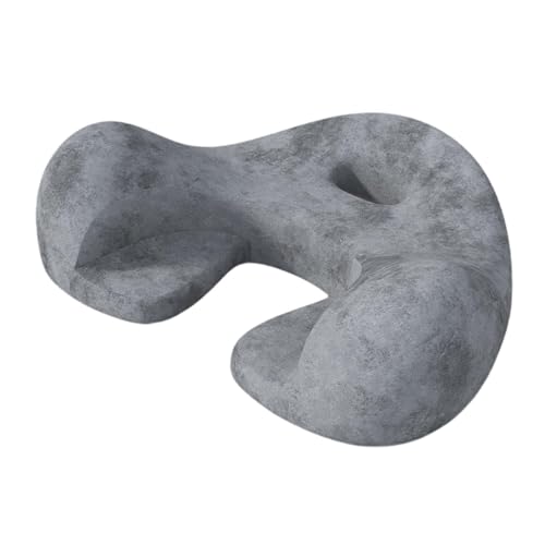 Vaveren Meditation Pillow Yoga Sitting Pad Anti Slip Sitting Cushion Memory Foam for Indoor Outdoor Bedroom Home Balcony, Gray
