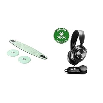 SteelSeries Nova Booster Pack - Mint Nylon Headband + Arctis Nova Pro for Xbox Multi-System Gaming Headset - Premium Hi-Fi Drivers - Hi-Res Audio - 360 Spatial - GameDAC Gen 2 - Stealth Retractable M