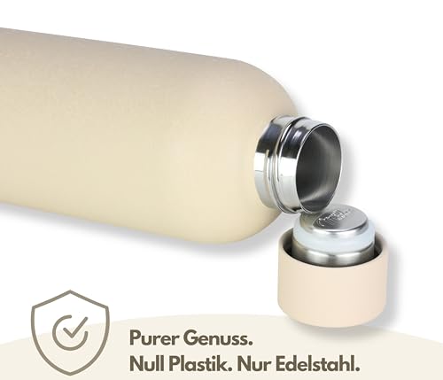 Milu Thermosflasche 500ml Isolierte Edelstahl Thermo Trinkflasche Thermoskanne Auslaufsichere Isolierflasche doppelwandig - Kohlensäure… – Ansicht 5