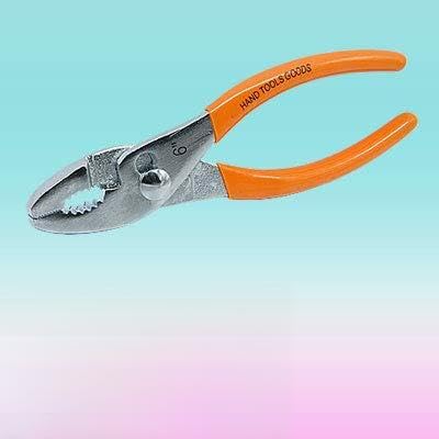 Aexit 6 Inch Hand Operated Tools Serrated SLI-p Joint Pliers Hand Tool Yellow Model:19as136qo107