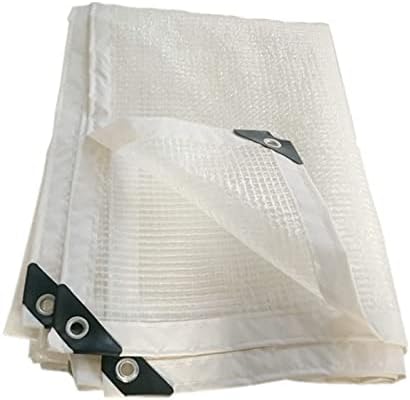 VIGAN Tarpaulin Rainproof Cloth Translucent PE Film Garden Courtyard Greenhouse Tarp (2MX4M)