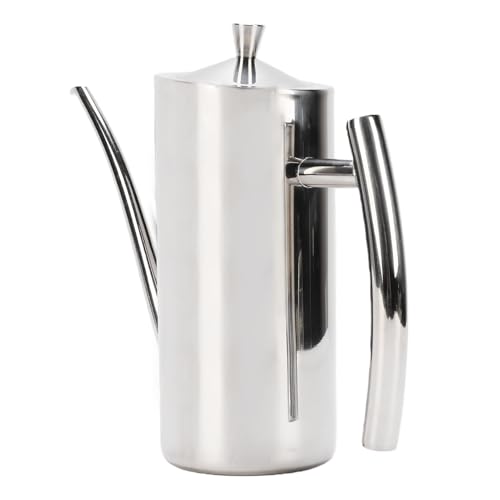 Aceitera de acero inoxidable de 700ml con pulido espejo para cocinas modernas 6