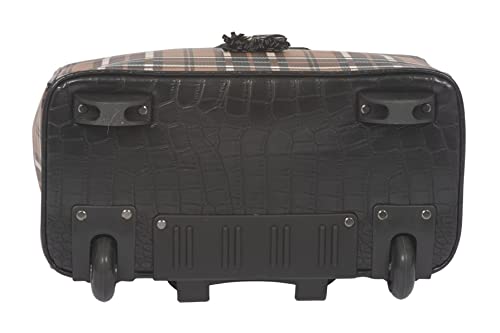Mad for Plaid Rolling Laptop Bag | Stylish Briefcase, Computer Bag & Work Tote for Women | Fits 13"-17" Laptops (PLAID)(Model-1) - Thumbnail 6