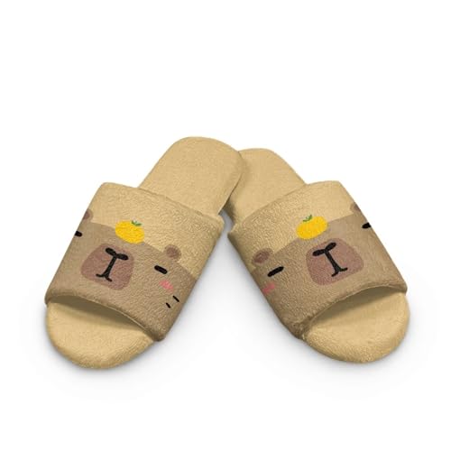 Women's Open Toe Slipper, Anti Slip Soft House Open Toe Slipper Lightweight Bedroom Slip-on Shoes for Indoor Outdoor