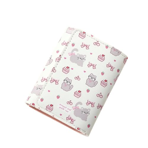 Money Bag Kitty Kawaii PU Card Holder Cartoon Short Wallet (Cat)