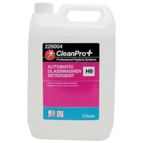 CleanPro+ Automatic Glasswasher Detergent H9 5 Litres x 2