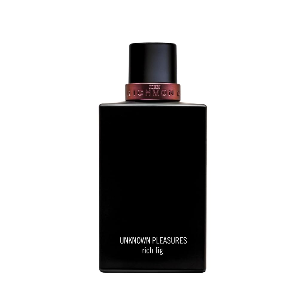 John Richmond Unknown Pleasure Rich Fig Eau de Parfum Unisex 100 ml - fruchtig, holzig und bernsteinfarben - mit Noten von Feige, Vanille, Patchouli und wertvollen Hölzern