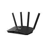 ASUS RT-BE55 Dual-Band WiFi 7 (802.11be) Smart AiMesh Extendable Router, 3600 Mbps, 2.5G Port, Up to 3 SSIDs for IoT Devices, Parental Controls & VPNs, Advanced Network Security