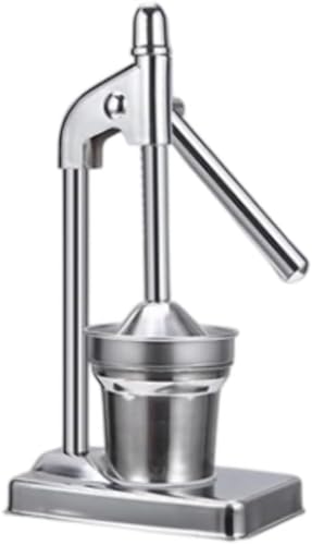 CokBluステンレススチール製手動フルーツジューサー 業務家庭両用 多機能フレッシュジュース絞り器 オレンジ・レモン・ザクロ対応