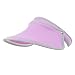 Santwo Women Sports Sun Visor Cap Sweat-Absorbent Baseball Travel Adjustable Hat (Purple)