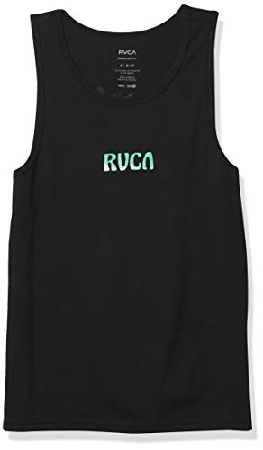 RVCA Men Tourist Trap Tank Black Large