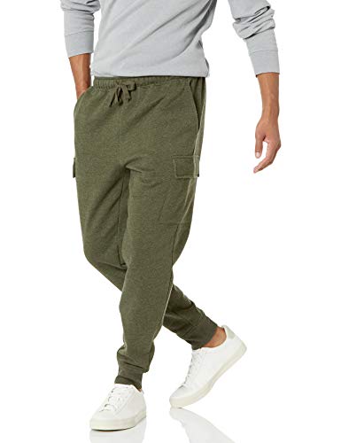Amazon Essentials Men's Cargo Fleece Jogger...