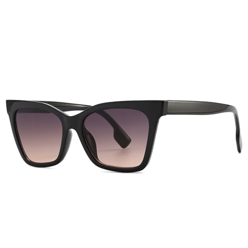 Lunettes de soleil étoiles dégradées au style rétro Cateye pour dames