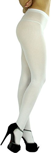 Image of ToBeInStyle Womens High Fashion Sheer Full Footed Vertical Stripe Tights