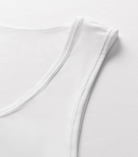 DAVID ARCHY Men's Undershirts Tank Top Crew Neck Sleeveless T Shirts for Men Breathable Basic Shirts Tees in 3 Pack2