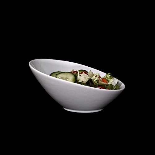 Holst Porzellan VEX 120 Porzellan Schrägschale 12 cm Vexus, weiß, 12 x 12 x 5.4 cm 6 Stück