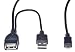 Produktbild PremiumCord USB-Adapterkabel USB A/Buchse + USB A/Stecker - Micro USB/OTG-Stecker