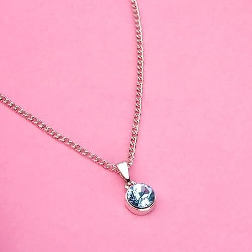 Image of Estele Solitaire Stones Charm Pendants /Necklaces for Girls & Women's