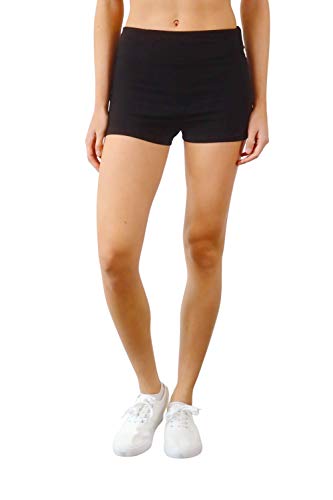 Women’s Fold Over Waist Stretch Cotton Active Yoga Shorts4