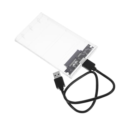 Carcasa Transparente USB Operitacx 2tb con Conexión Rápida para Ssd y Almacenamiento Externo