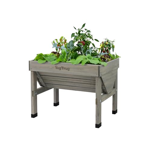 VegTrug Classic 1m raised bed planter Grey Wash