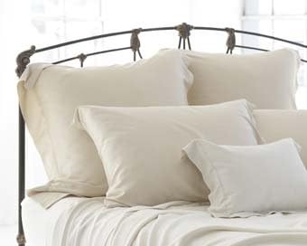 SDH Legna Classic Sheets- 100% Italian Wood Fiber, King Fitted, Cloud