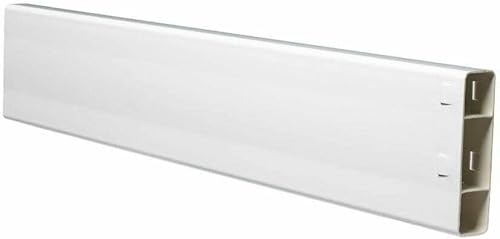 Almacén de valla de vinilo - Rieles de vinilo para ranchos, 8 pies (6, negro)