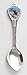 North Carolina State Souvenir Collectible Mini Spoon 3" lpco