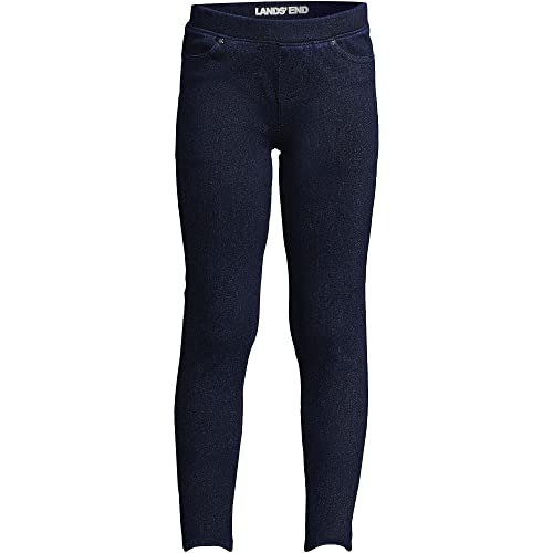 Lands' End Girls Iron Knee Denim Jeggings3