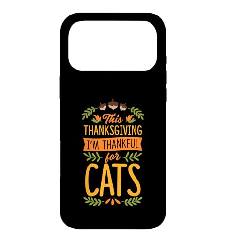 ���̊��Ӎ� I'm Thankful For Cats �X�}�z�P�[�X iPhone 17 Pro Max �p
