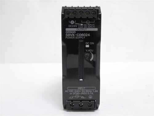 Image of OMRON S8VK-C06024 100-240VAC, 2.5A, 2.5AMP, 24VDC, 60W, Power Supply