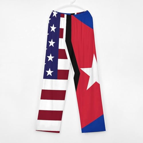 American And Cuban FlagChildren's Casual Pajamas140CM2