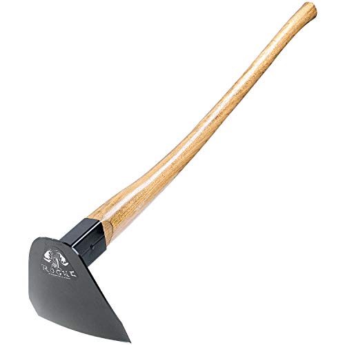 ROGUE Hoe Field Hoe with 5-1/2 Head 40 Hickory Handle