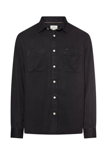 Camisa Hombre Camel Active 409130-7s30 de manga larga en color azul casual