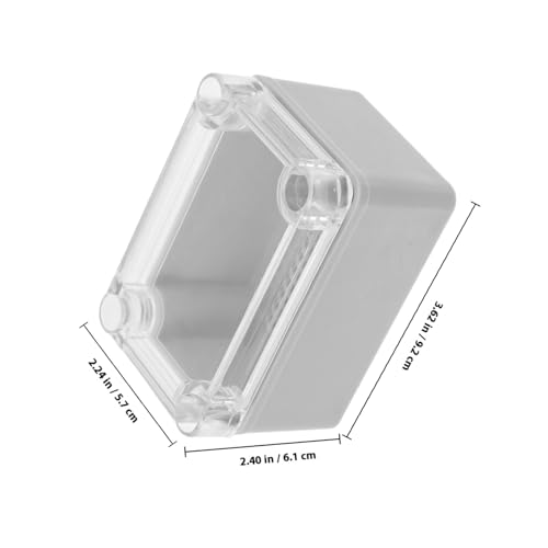 Happyyami 防水製透明蓋接続箱 電子機器用防塵防水ジャンクションボックス 屋外対応 耐候性設計 簡単メンテナンス 路ブレーカーボックス兼用