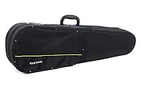GEWA Violin Formetui Aspirante 4/4, schwarz, gepolsterte Schwebelagerung, wasserabweisend
